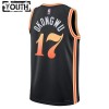 Maillot Enfant Atlanta Hawks Onyeka Okongwu 20 2022-23 Nike City Edition Noir Swingman